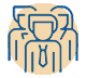 warm friendly staff line icon